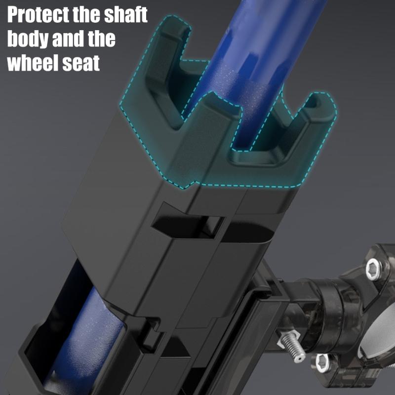 Electric Motorcycle Rod Storage Fishing Rod Holder Tube ABS Materials Quick Installation For Outdoor Fishing Camping