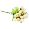 1 Stück 22 cm Künstliche Sternknospen Rosen Plastikblumen für Hochzeit Heimdekoration Heimdekorationszubehör
