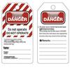 Customizable PVC LOTO Safety Tag for Lockout/Tagout Procedures
