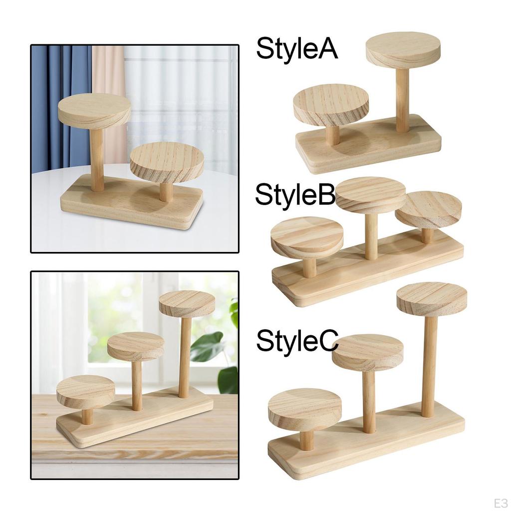 Elegant Wooden Storage Rack for Sunglasses And Jewelry