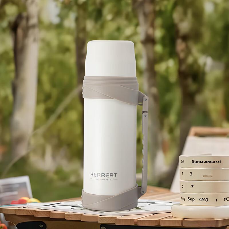 Herbert Ture 1200ML Portable Insulated Travel Flask