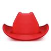 White Hemming Cowboy Hat, Western Cowboy Hat, Thick Material Black and White Hemming Rope Dick Cowboy Hat