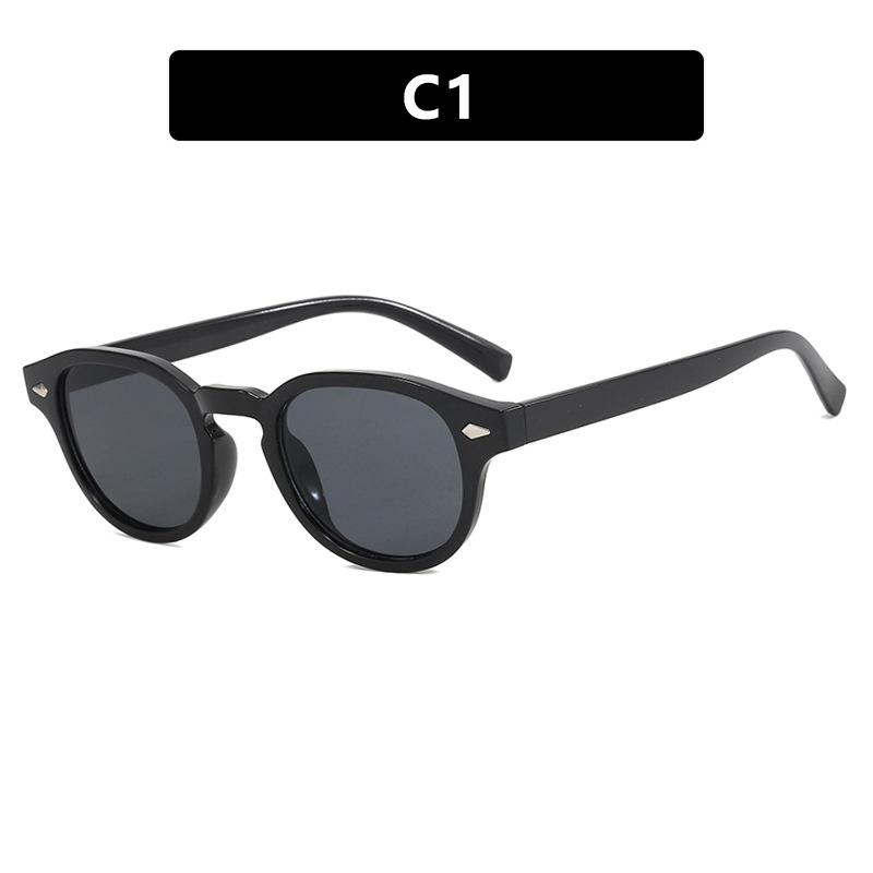 New Fashion Sunglasses Luxury Rice Nail Men Sunglasses Retro Style Sun Glasses Men And Women Alike Eyewear Uv400 Shades
