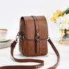 Women Small Shoulder Bag Cute Crossbody Messenger Bags Female Little Soft Purse Double Zipper Pockets Handbag