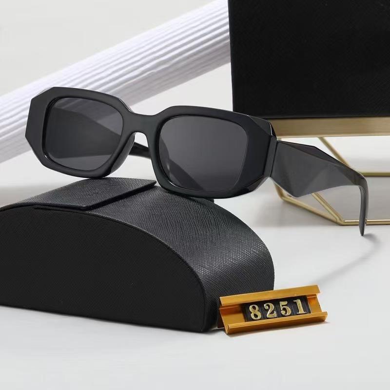 New Men Vintage Rectangle Frame Sunglasses Fashion Retro Sun Glasses Luxury Brand Design Glasse UV400 Shades Eyewear Women