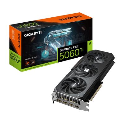 Placă video GIGABYTE NVIDIA Geforce RTX 5060Ti cu 8GB RAM GDDR7 Vânzător cu amănuntul japonez (Produs Oficial) GV-N506TGAMING OC-8GD