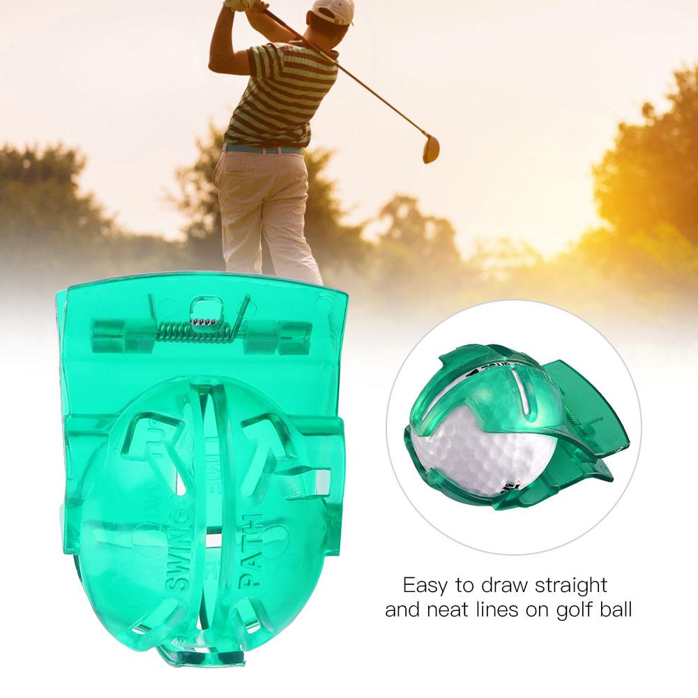 Transparenter Golfball Grünlinien-Clip mit Markierstift Golf Scribe Zubehör