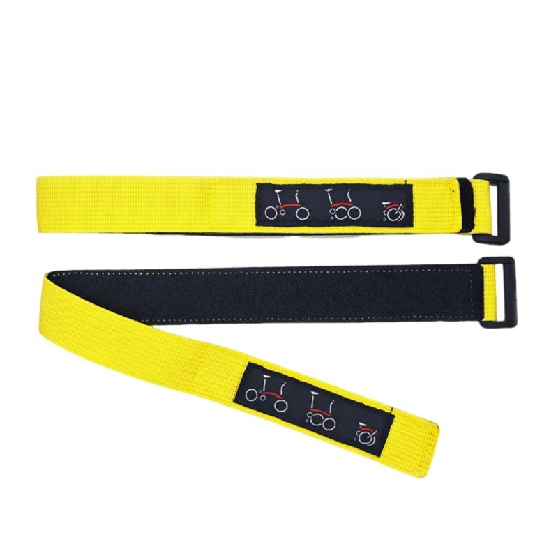 Folding Bike Binding Belt Cycling Wheel Stabilizers Quick Release Nylon Bicycles Frame Wheel Fixed Strap Easy to Use