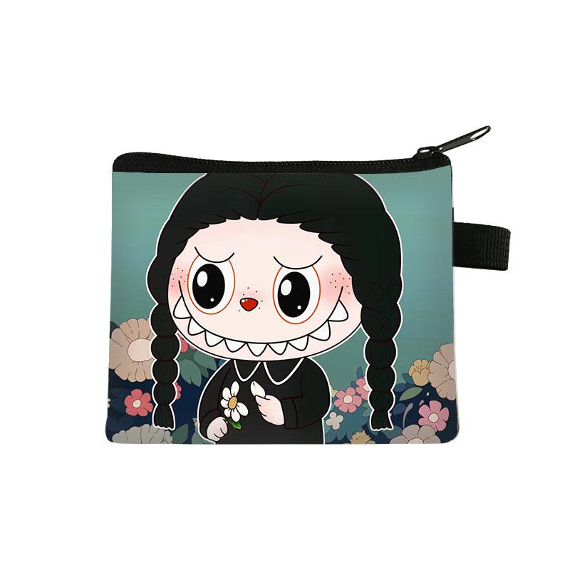 New Labubu Children's Coin Purse Student Cartoon Bag Trendy Mini Storage Bag