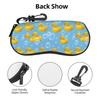 cute cartoon yellow duck Glasses Case Girl Boy Printing Zipper  Eyewear Storage Box Anti-Pressure Eye Contacts Case