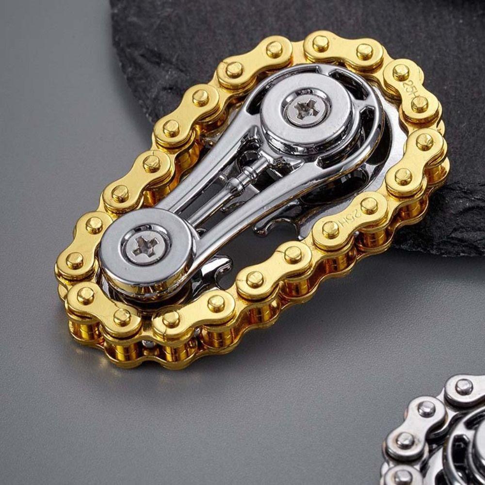 Metal Bike Chain Sprocket Fidget Spinner EDC Spinner Chains Fidget Spinner Fidget Toys  Adult