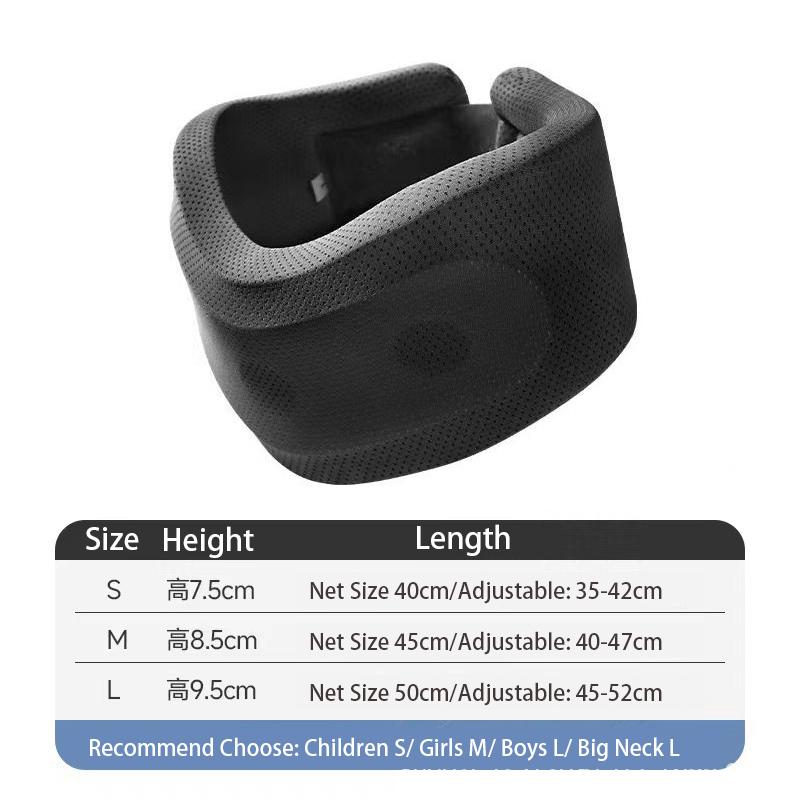 Soft Neck Supports Adjustable Foam Neck Braces Relieves Spine Pressure Neck Brace for Travel Home School Office Sleep