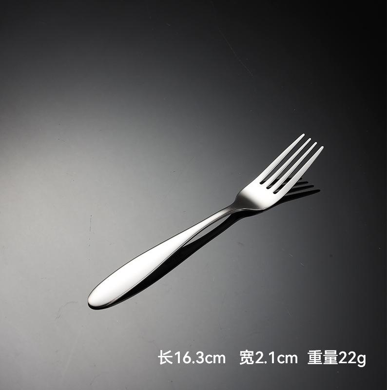 304 stainless steel tableware, knives and forks, spoons, thin A44 series mirror polished steak knives and forks, gifts