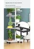 Wrought Iron Multi-layer Flower Stand Shelf for Indoor and Balcony Plant Display