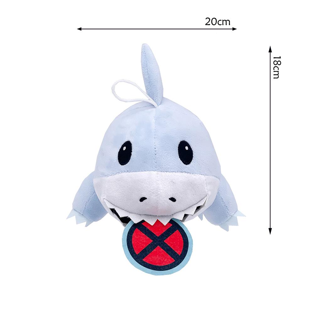 TreasuringU New 8-Inch Jeff the Land Shark Plush Play kits Cute Sharp Animals Stuffed Dolls Plushie Gifts Boy Girl Birthday Surprise