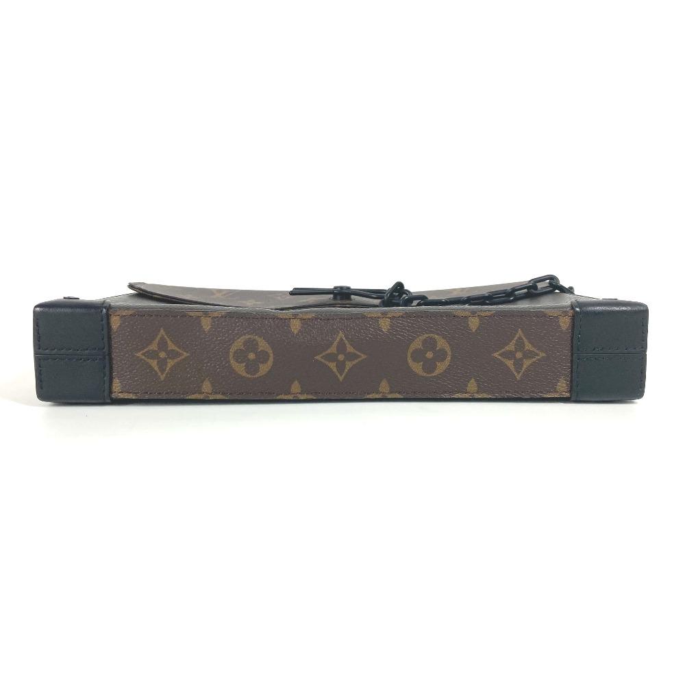Louis Vuitton M30583 Taiga Monogram Pochette Steamer Bag Pouch Chain Flap Clutch