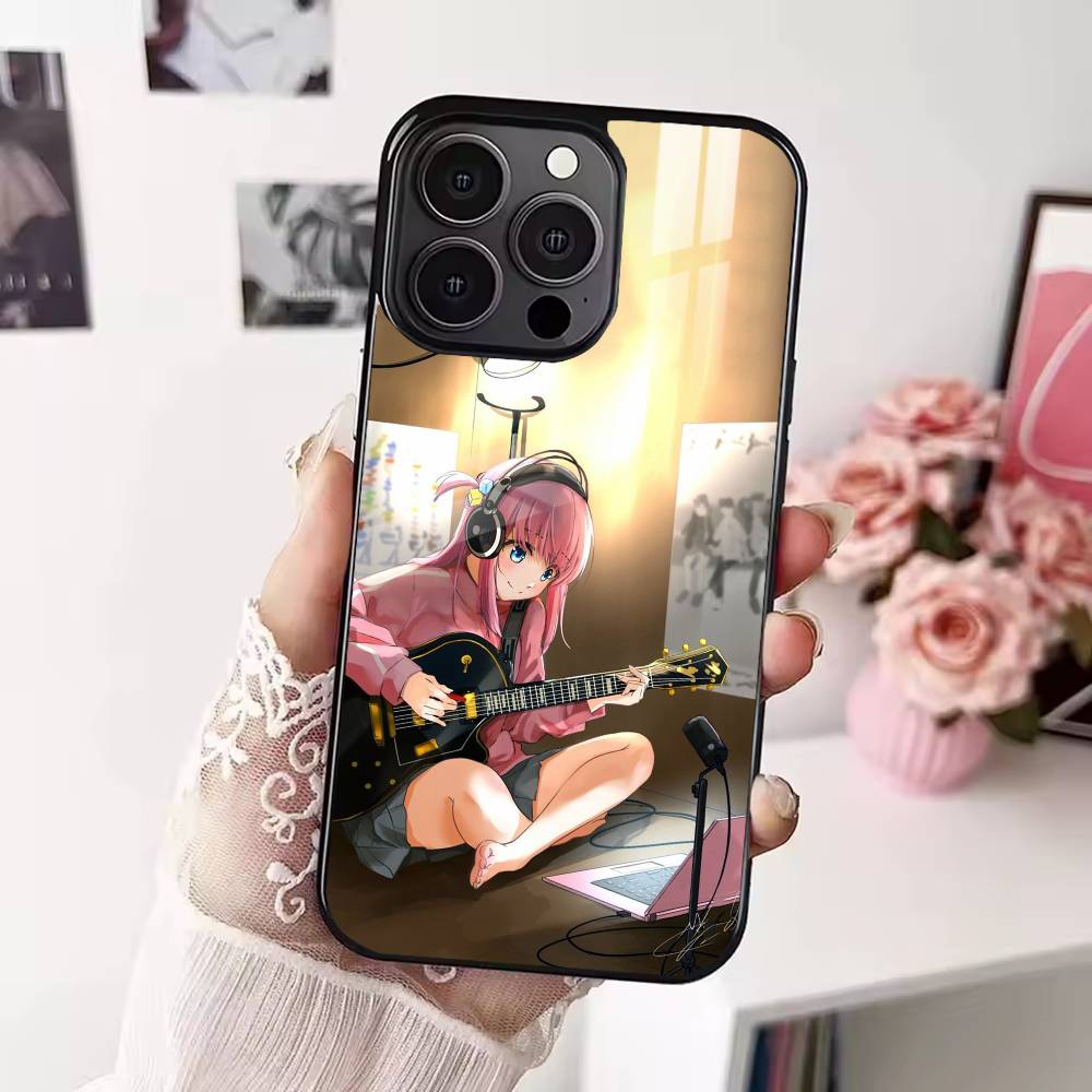 

Крутий чохол для телефону B-Bocchi the R-Rock Band для iPhone 17 16 15 14 13 12 Pro Max Plus для Magsafe Дзеркальний Бездротовий Магнітний Чохол iPhone14