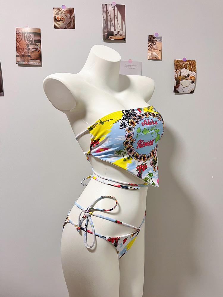 2025 Damen Zweiteiliger Bikini Badeanzug - Stilvolle Thailand Strand- & Thermalquellenbekleidung