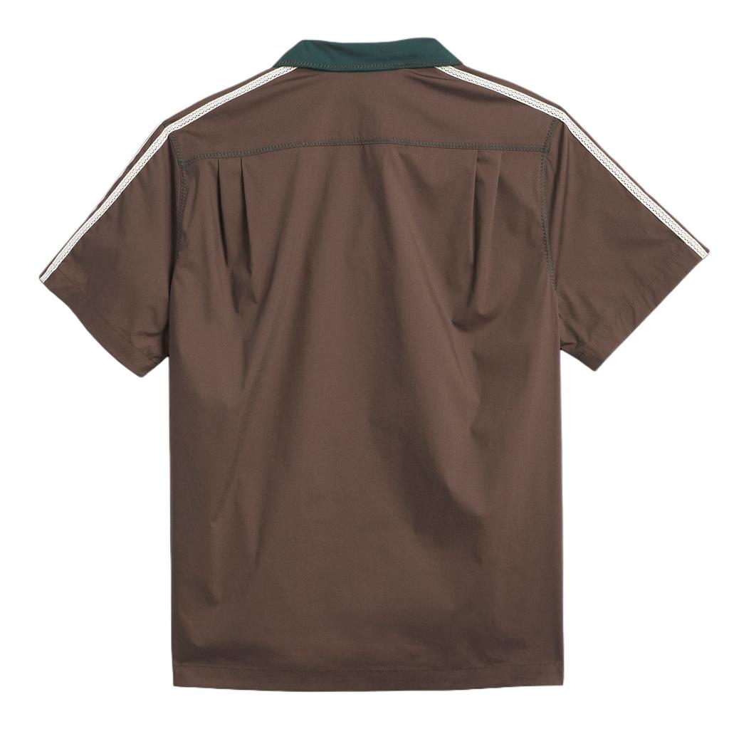 Adidas Originals X CLOT Collaboration Bowling Edison Chen Logo Stripe Color Block Sports Polo Shirt Unisex Polo Shirts JP3870