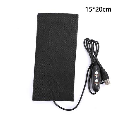 5V 15X20Cm Podgrzewana kurtka Usb Płaszcz Akcesoria do kamizelki Podgrzewane podkładki z włókna węglowego Ciepłe