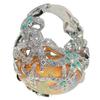 Vintage Starfish Faux Rhinestone Banquet Jewelry Opal Party Gift Finger Ring