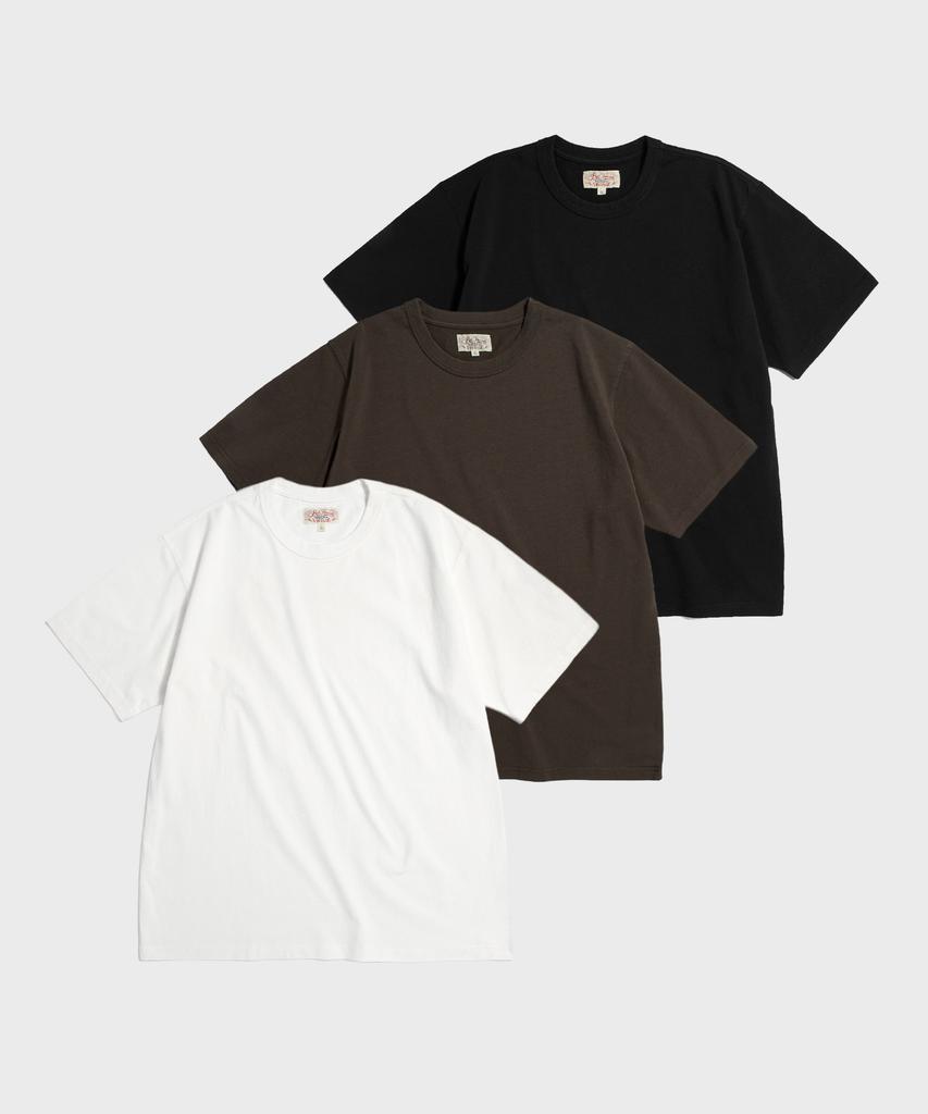 Ledeutoneido 9.5Oz Cotton Basic Tee Mocha Brown