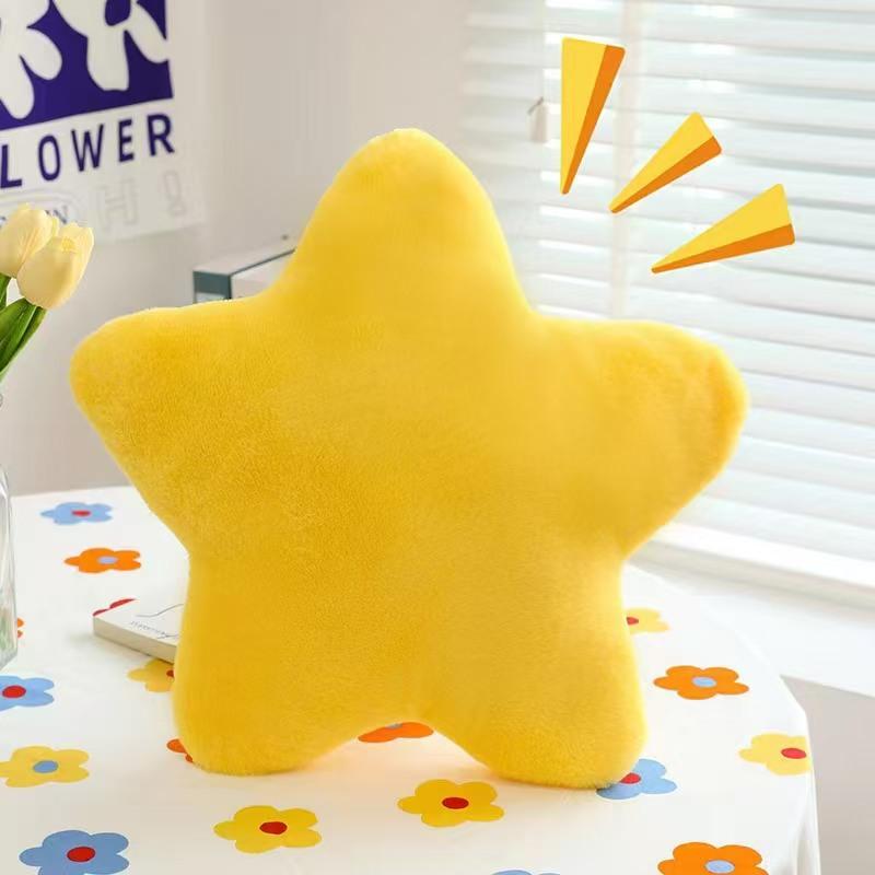 Star Throw Pillow Plush Doll Toy Super Soft Sleeping Pillow Sofa Cushion Bedroom Ornaments Office Girl Birthday Gift