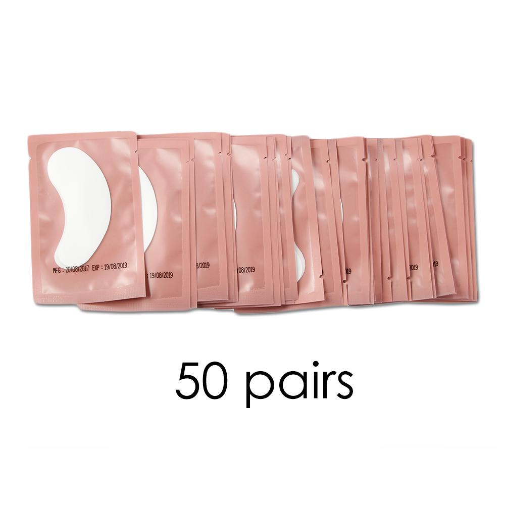 Papírové náplasti na prodlužování řas Naroubované samolepky pod oční polštářky bez chlupů Nástroje na líčení