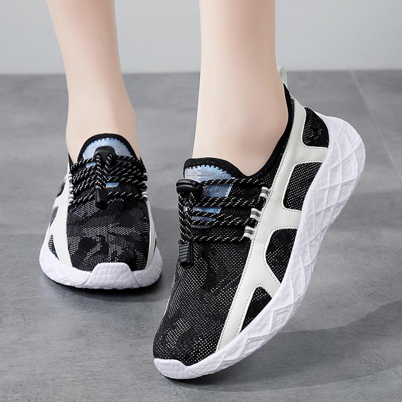 Fashion Ladies Chunky Sneakers 2025 Breathable Women Sneakers Platform Flat Shoes Casual Trainers Stylish Comfortable Student Girl Pink