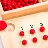Montessori Math Educational Wooden Blocks: Multiplication & Division Board for Infants & Toddlers