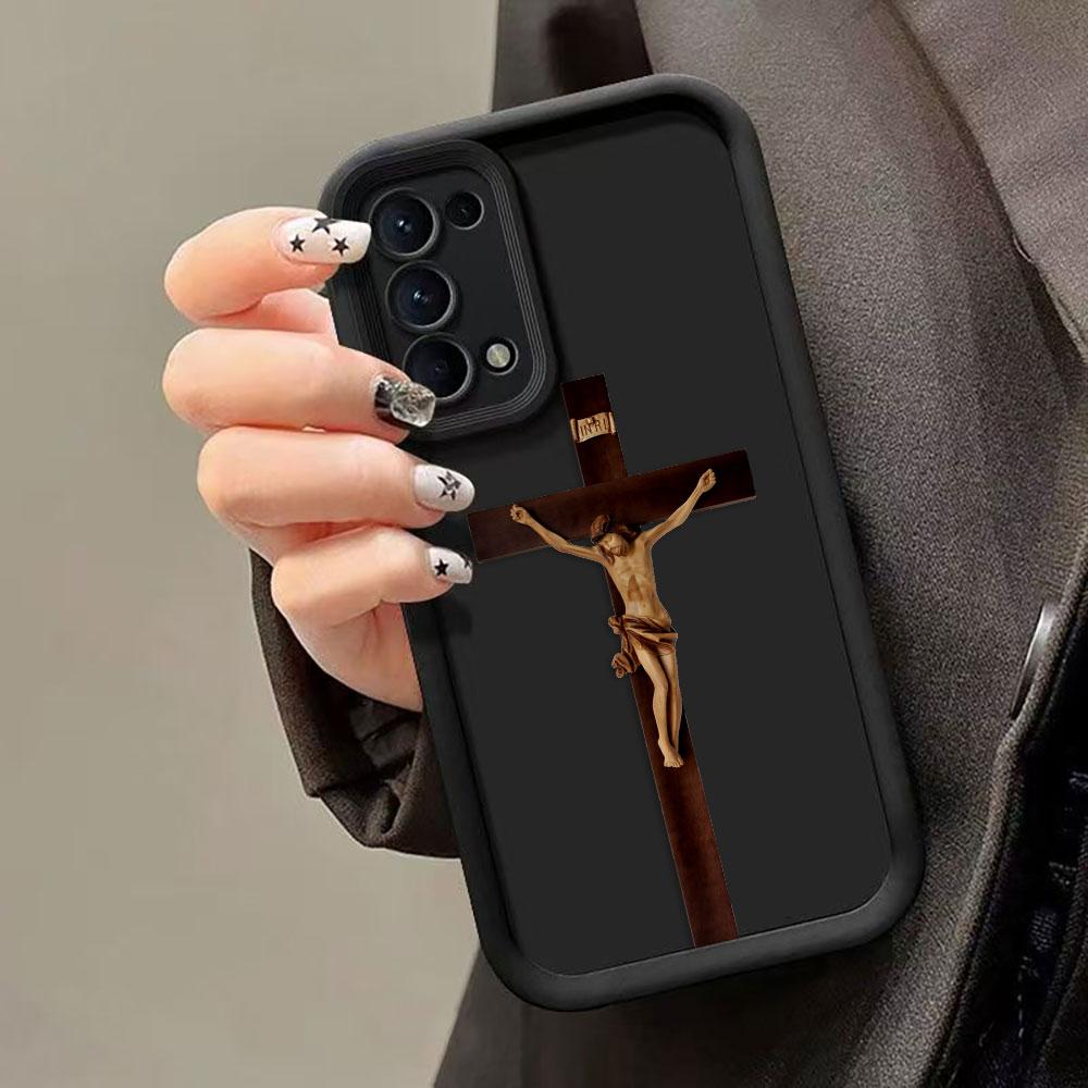 Christian Jesus The Cross Cover Phone Case For Redmi NOTE 13 14 8 9 9S 10 10S 11 11S 11T 12 PRO PLUS TPU Case DIY Shell Funda