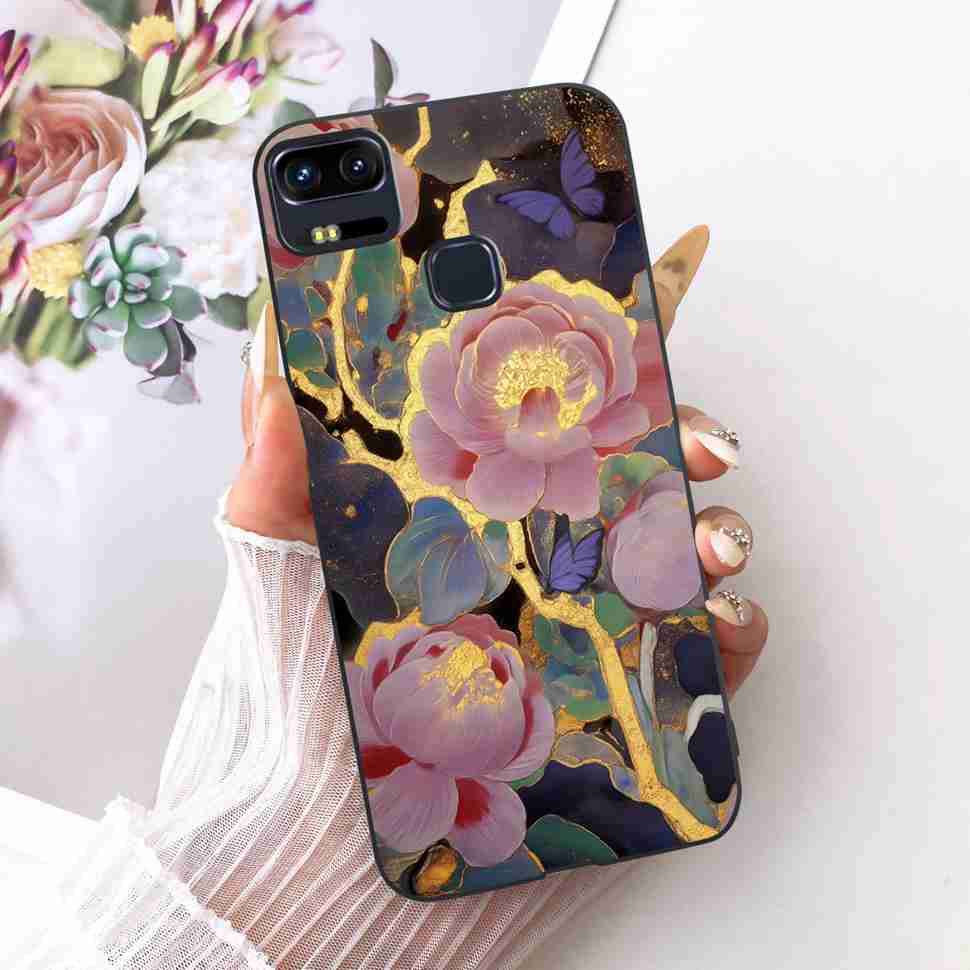 Für Asus Zenfone 3 Zoom Hülle Cartoon Schmetterling Löwe Silikon TPU Schwarz Weiche Abdeckung Für Asus ZE553KL Handyhüllen Stoßstange Fundas