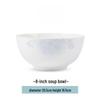 Mo De Lan Ka Azure Moonlight 8-inch Ceramic Soup Bowl