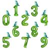 Dino 40inch Green Number Balloons Roar Dinosaur Party Decorations Balloon Jungle Party Boy Birthday Party Decor Baby