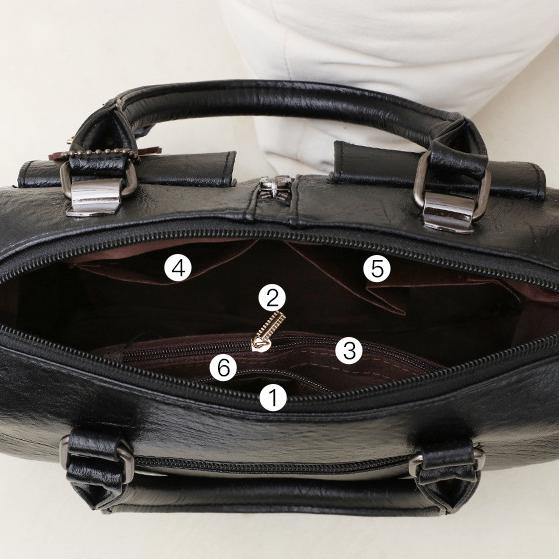 SCIONE Fashion Women's Handbags Pure Color Steel Clip Women's Bags Large Capacity Bags