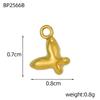 CARLIDANA Classic Stainless Steel Zircon White Shell Butterfly Charms Dragonfly Pendant for Children's Womens Jewelry Making