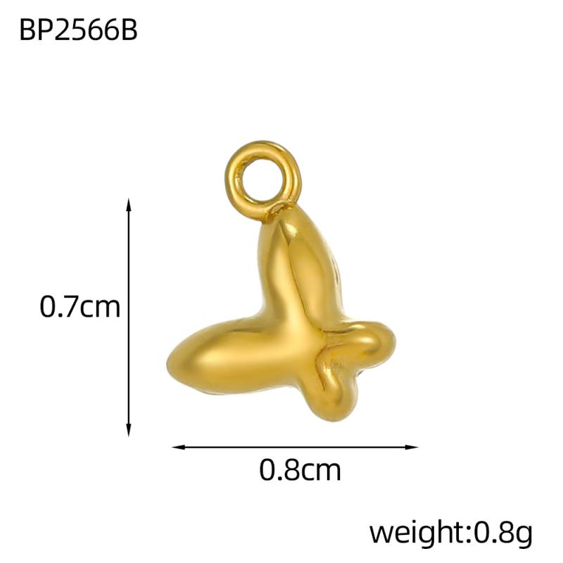 CARLIDANA Classic Stainless Steel Zircon White Shell Butterfly Charms Dragonfly Pendant for Children's Womens Jewelry Making