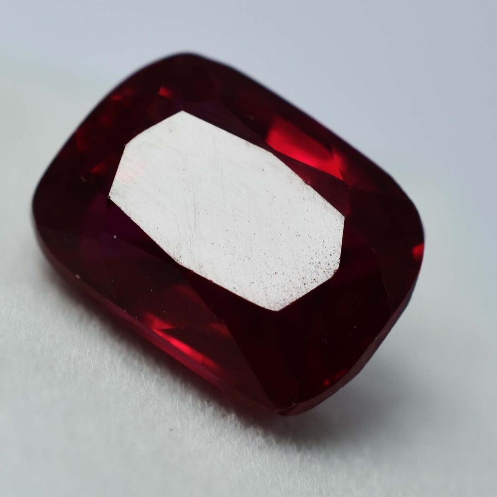 Natural Red Ruby Loose Gemstone 9.80 ct Cushion Shape Color for Jewelry Making and Gem Collections