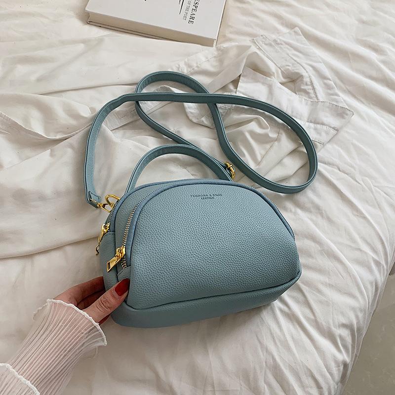 Korean Version Of All-Match Handbag Women Snewest Simple Shell Bag Niche Fashion Single Shoulder Messenger Bag