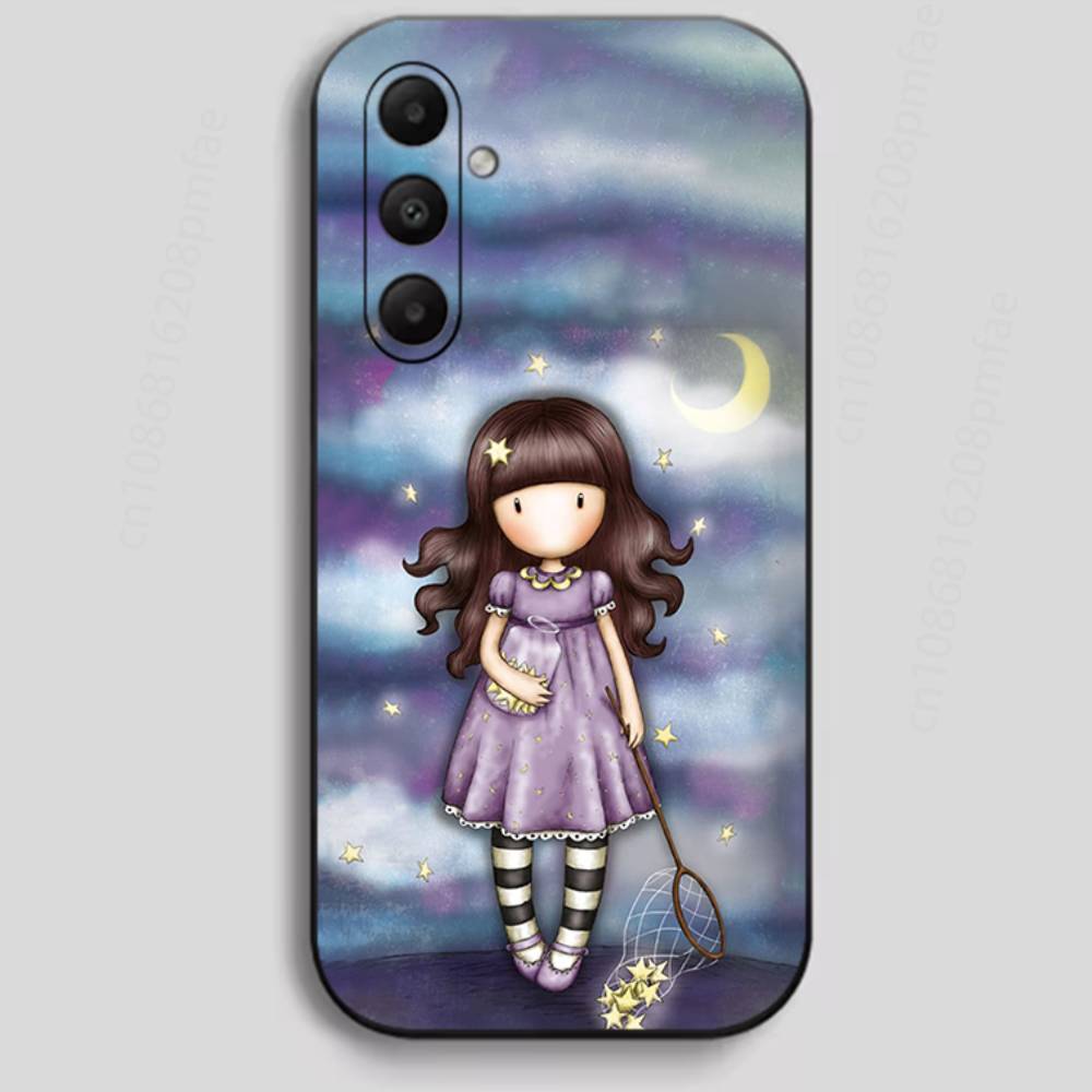 Cute S-Santoro G-Gorjuss Phone Case for Samsung Galaxy A73,23,53,33,24,72,22,52,32,54,A34 Soft Cover