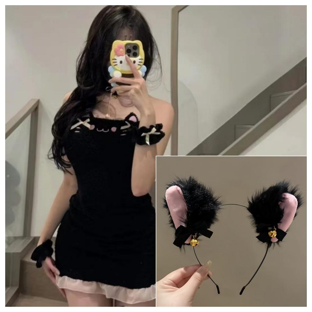 Sexy Sexy Pure Desire Style Cute Cat Hip Skirt Dress Women's Uniform Suit