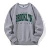 Brooklyn 1898 New York Letter Print Unisex Fleece s kapucí Měkký teplý svetr Móda Klasické Mikiny Sportovní Originální Mikiny s kapucí do O-Neck