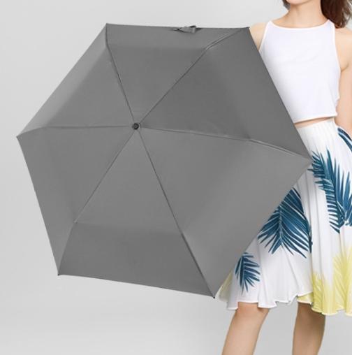 Mini Ultralight Umbrella For Women Girl Carbon Fiber Trifold Portable Pencil Sunny And Rainy Umbrella Paraguas Mujer Sombrillas