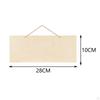 5-Pieces Hanging Wooden Plaques DIY Plain Slices