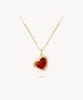 Lola Rose Cookie Heart Carnelian Heart Women'S Pendant Necklace