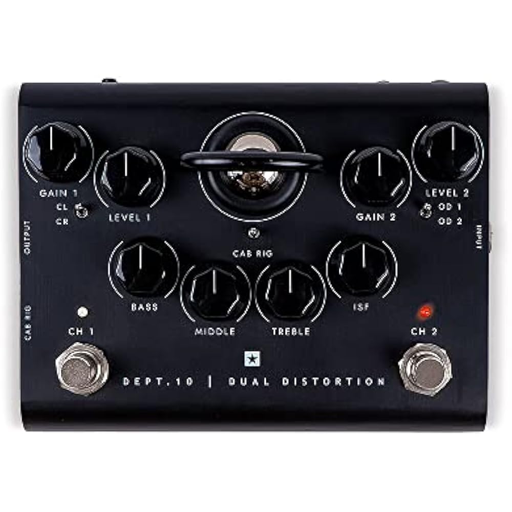 

Blackstar Blackstar Guitar Effector Dual Distortion DEPT.10 Dual Distortion Triode Vacuum Tube EC...