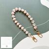 Fashion Acrylic Mobile Phone Chain Love Heart Pendant Beaded Telephone Lanyard Cellphone Hanging Rope For Women Jewelry 1