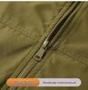 Men's Windproof Stand Collar Workwear Jacket - American Style, Three-Proof, Short, Loose Fit, for Spring & Autumn.
