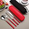 Cutlery Set 304 Tableware Set Portable  Stainless Steel Knife Fork Spoon Dinnerware Set High Quality Travel Flatware with Box