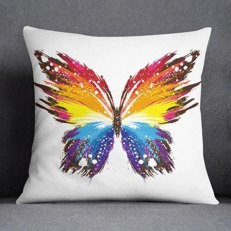 Color Ins Abstract Pillowcase Sofa Cushion Living Room Bedroom Square Pillow Cover Home Fabric Decoration